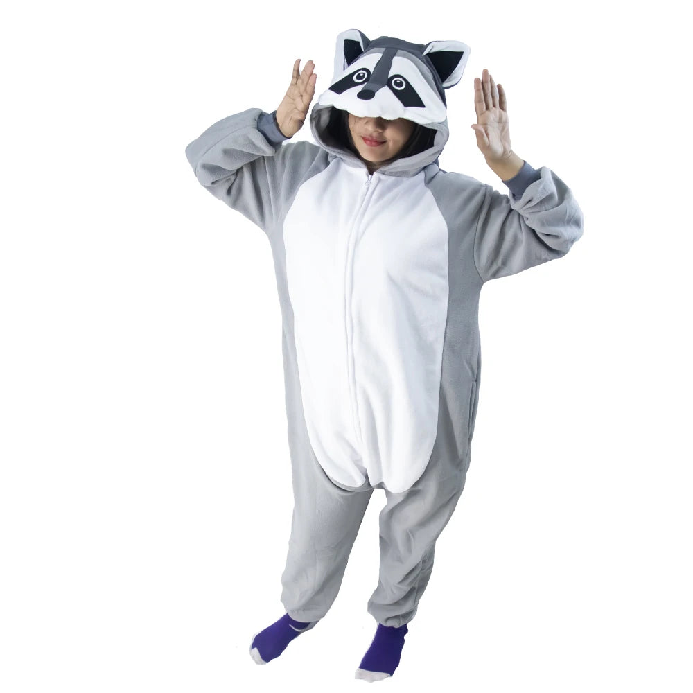 Gray Raccoon Kigurumi