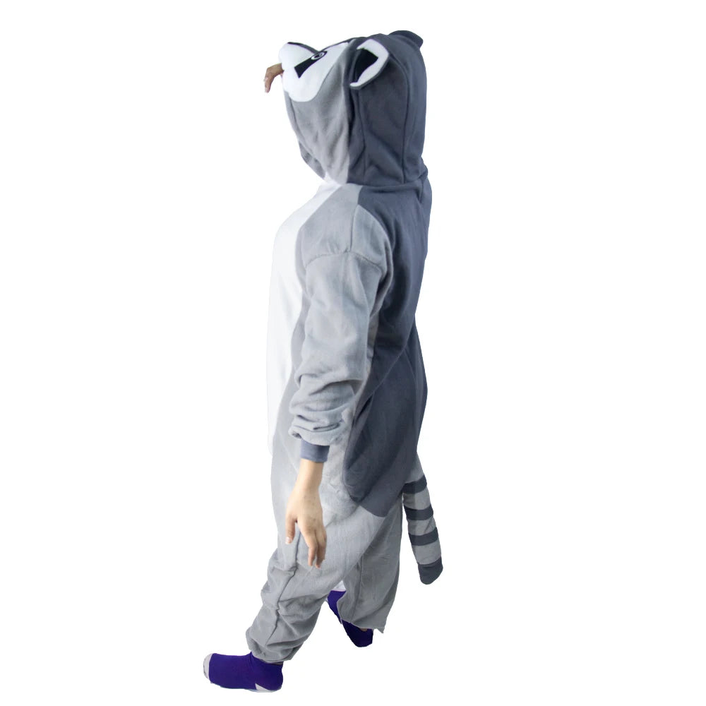 Gray Raccoon Kigurumi