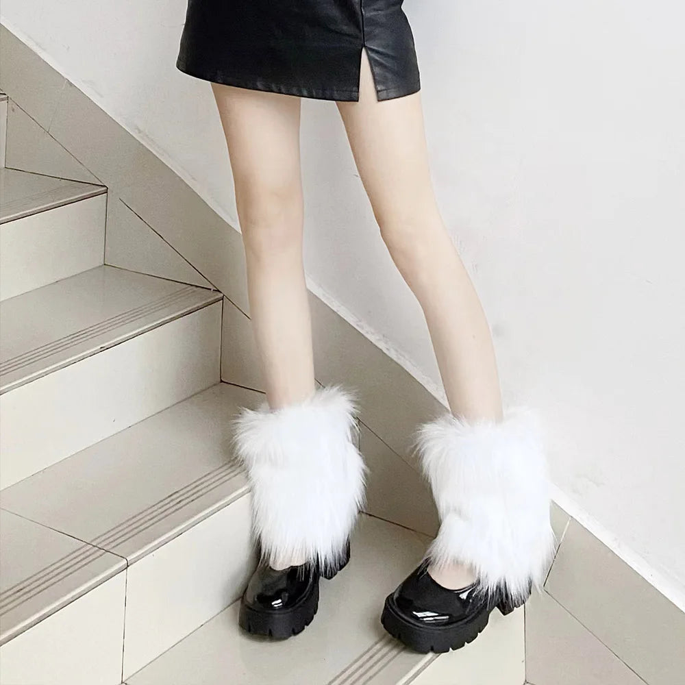 Leopard Print Leg Warmers