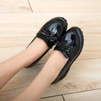 Womens Loafers Shoes Round Toe Wedges Female Footwear Fashion Women Autumn Oxfords Platform Pumps Casual Sneaker Slip-on Shoe