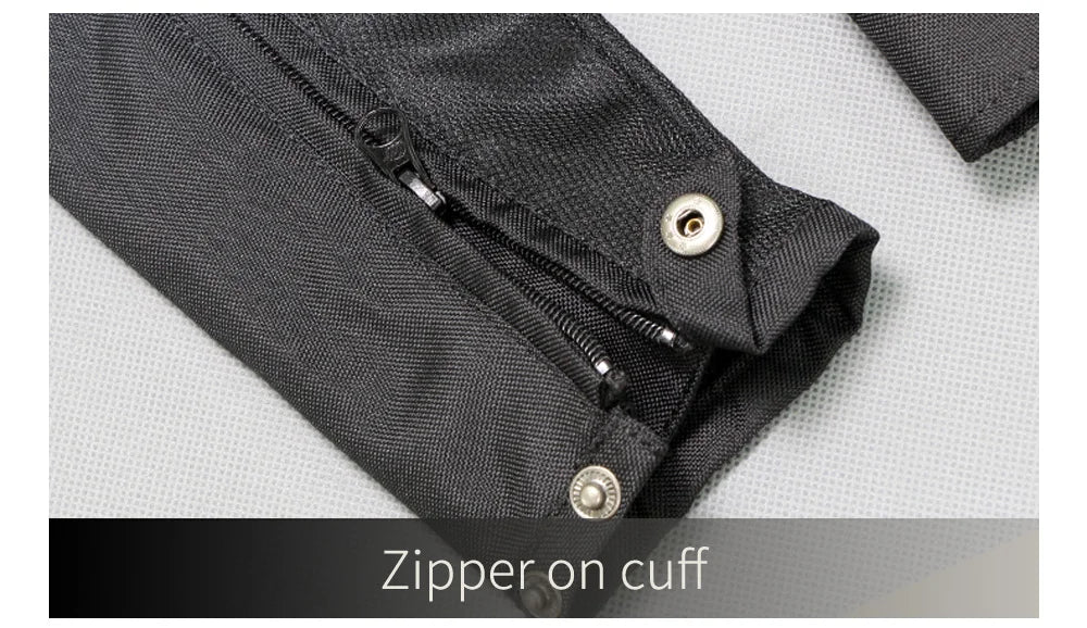 Woman Lady Girl Motorcycle Jacket Summer Breathable Motorbike Armor Coat with 5pcs Protective Pads and Waterproof Liner JK-52