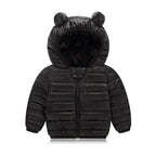 Baby Girls Hooded Down Jackets For Kids Coats Autumn Boys Cartoon Warm Jacket Coat Jacket Toddler Girl Zipper Jacket Outerwear