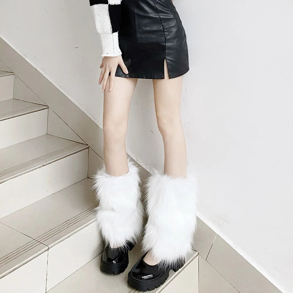 Leopard Print Leg Warmers