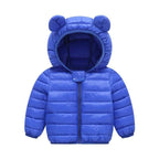 Baby Girls Hooded Down Jackets For Kids Coats Autumn Boys Cartoon Warm Jacket Coat Jacket Toddler Girl Zipper Jacket Outerwear