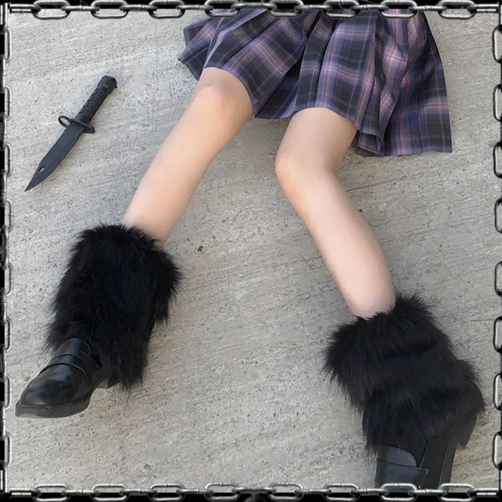 Leopard Print Leg Warmers