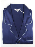 Men's 100% Real Silk Pajamas Set for Men Sleepwear
