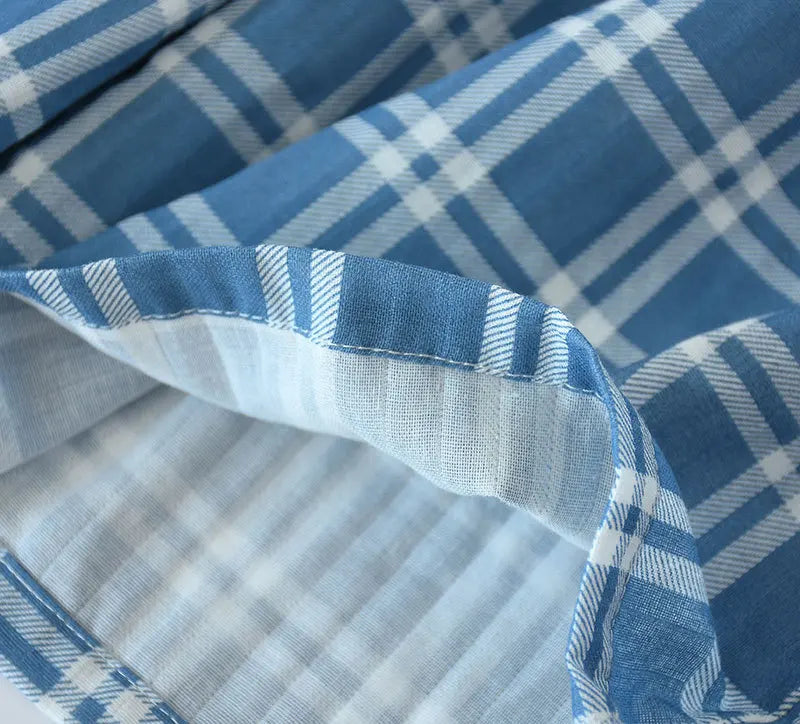 Men 100% Cotton Gauze Sleep Trousers Sleep Pants Mens Pajamas Pants Sleep Bottoms Sleepwear Pajama Short for Men Pijama Hombre