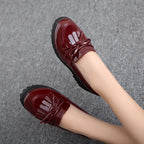 Womens Loafers Shoes Round Toe Wedges Female Footwear Fashion Women Autumn Oxfords Platform Pumps Casual Sneaker Slip-on Shoe