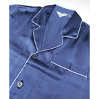 Men's 100% Real Silk Pajamas Set for Men Sleepwear