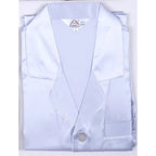 Men's 100% Real Silk Pajamas Set for Men Sleepwear