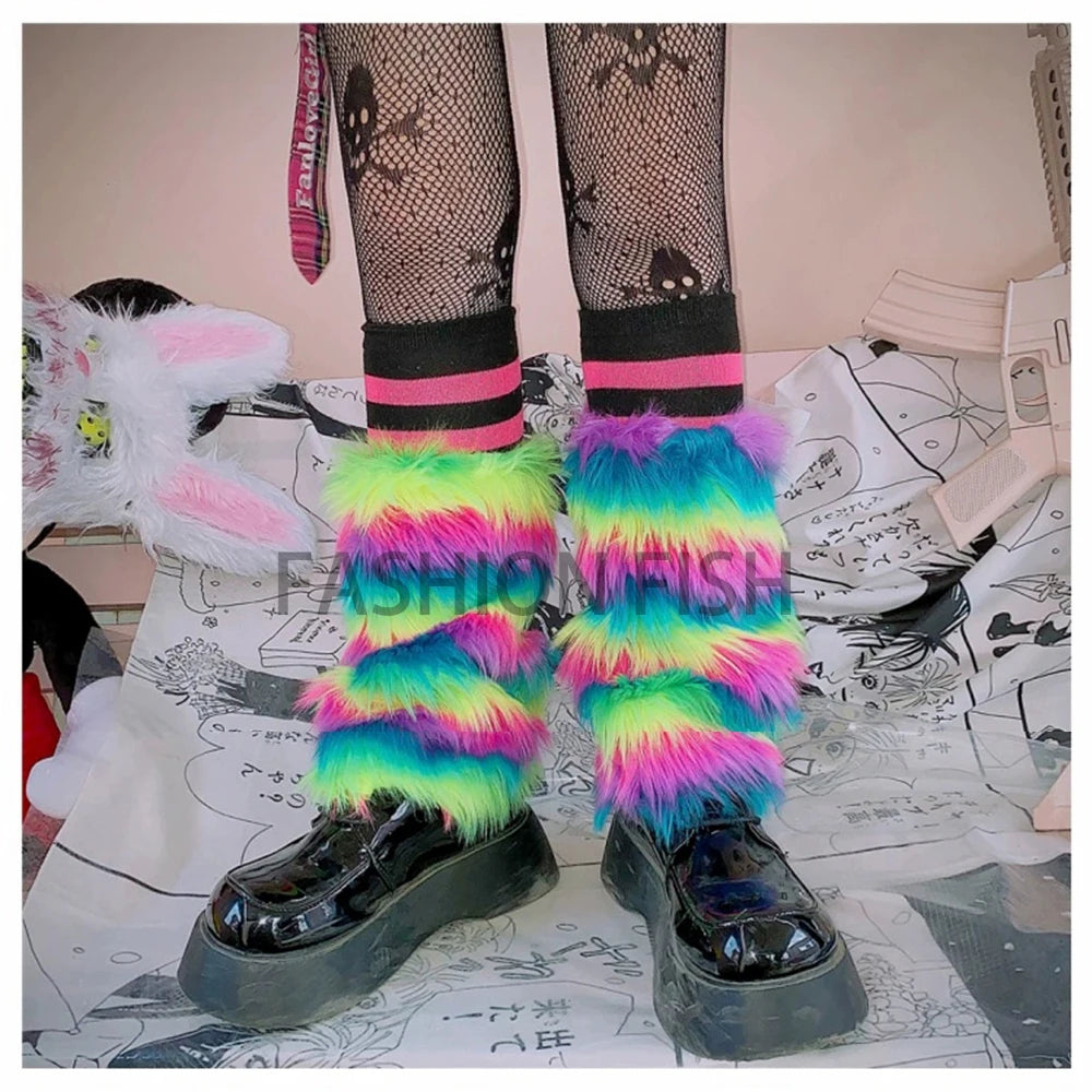 Leopard Print Leg Warmers