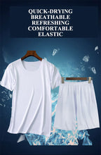 Men Ice Silk Pajamas Solid Shirt & Pants 2Pcs Pijamas Sleep Set Casual Male Home Clothes Summer Pyjamas Sleepwear Nightwear Suit