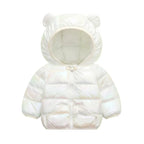 Baby Girls Hooded Down Jackets For Kids Coats Autumn Boys Cartoon Warm Jacket Coat Jacket Toddler Girl Zipper Jacket Outerwear
