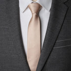 Men Necktie Zipper Lazy Tie Fashion Solid 6cm Ties Business for Man