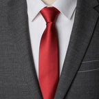 Men Necktie Zipper Lazy Tie Fashion Solid 6cm Ties Business for Man