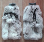 Warm Spring Women Fur Leg warmer With Rabbit Fur Leg warmer Girls Over Knee For Atumn and Winter 2018 Fashion polainas mulher