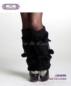 Warm Spring Women Fur Leg warmer With Rabbit Fur Leg warmer Girls Over Knee For Atumn and Winter 2018 Fashion polainas mulher