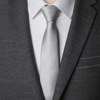 Men Necktie Zipper Lazy Tie Fashion Solid 6cm Ties Business for Man