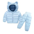 Baby Girls Hooded Down Jackets For Kids Coats Autumn Boys Cartoon Warm Jacket Coat Jacket Toddler Girl Zipper Jacket Outerwear