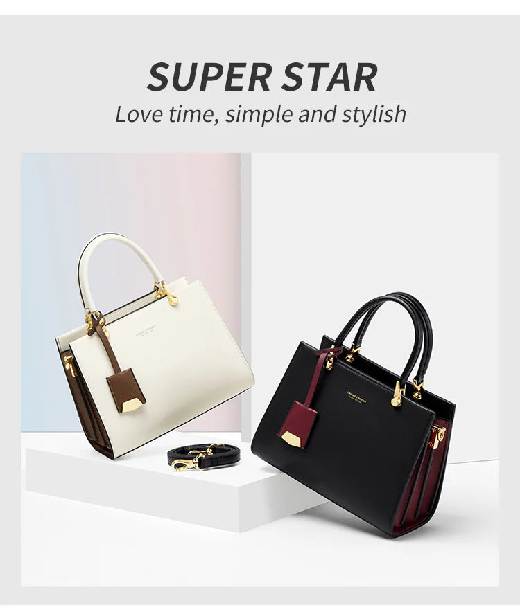 Women's Handbags Shoulder Bags For Female Luxury Designer Top-Handle Tote Bag Purse