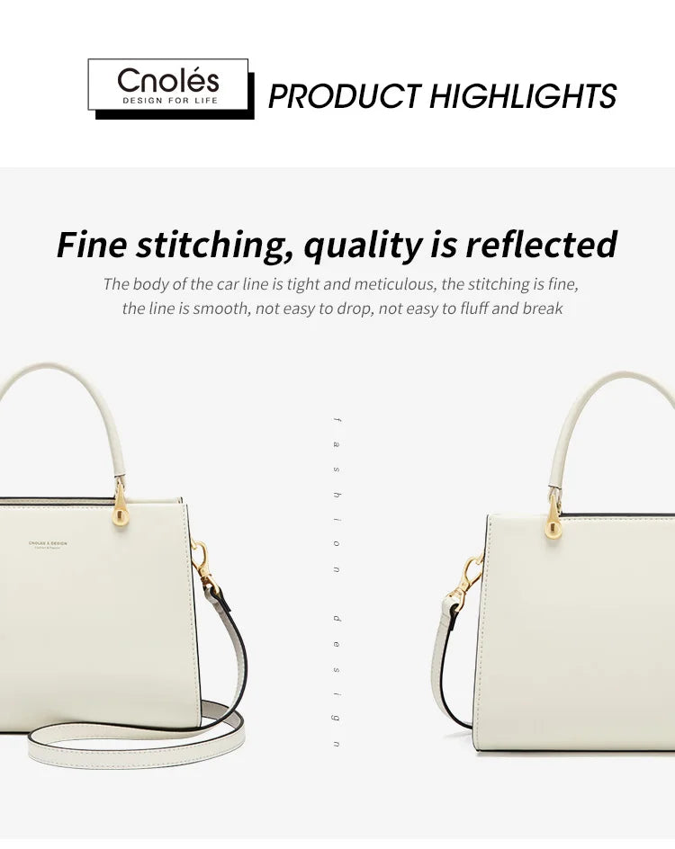 Women's Handbags Shoulder Bags For Female Luxury Designer Top-Handle Tote Bag Purse