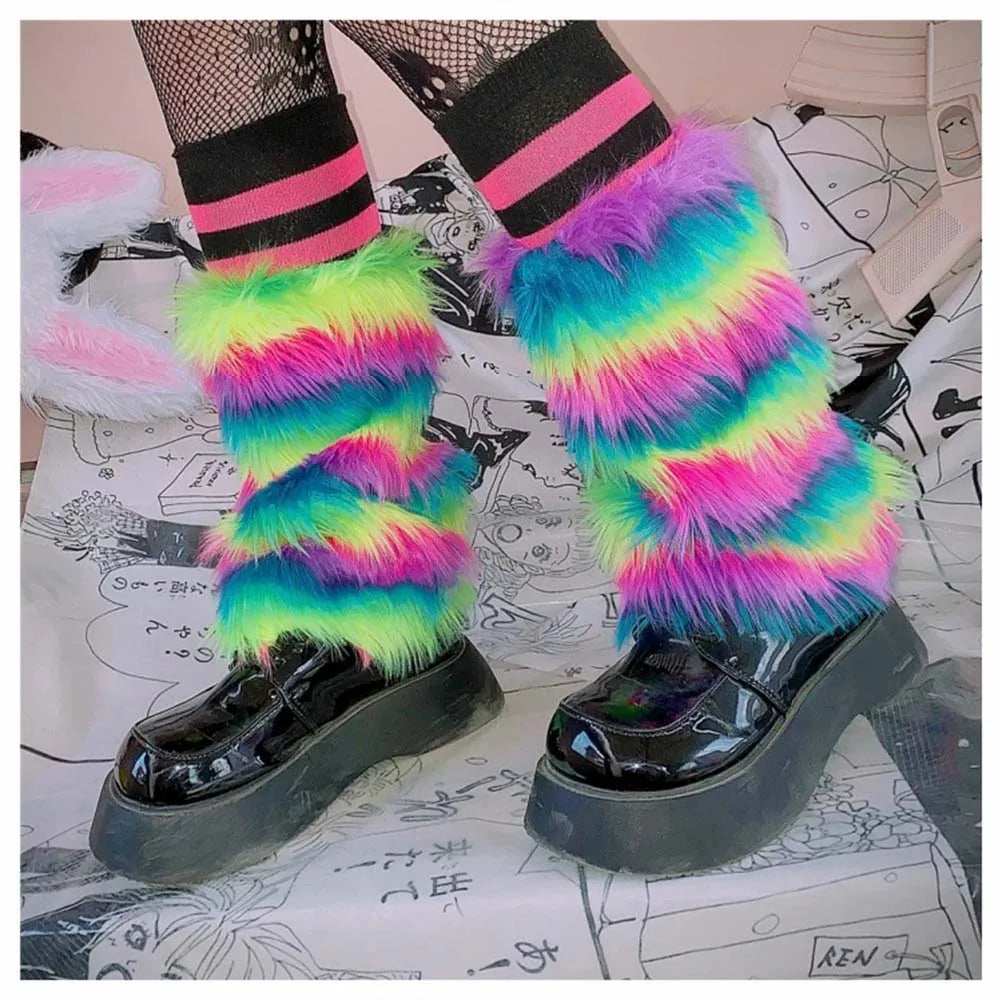 Leopard Print Leg Warmers