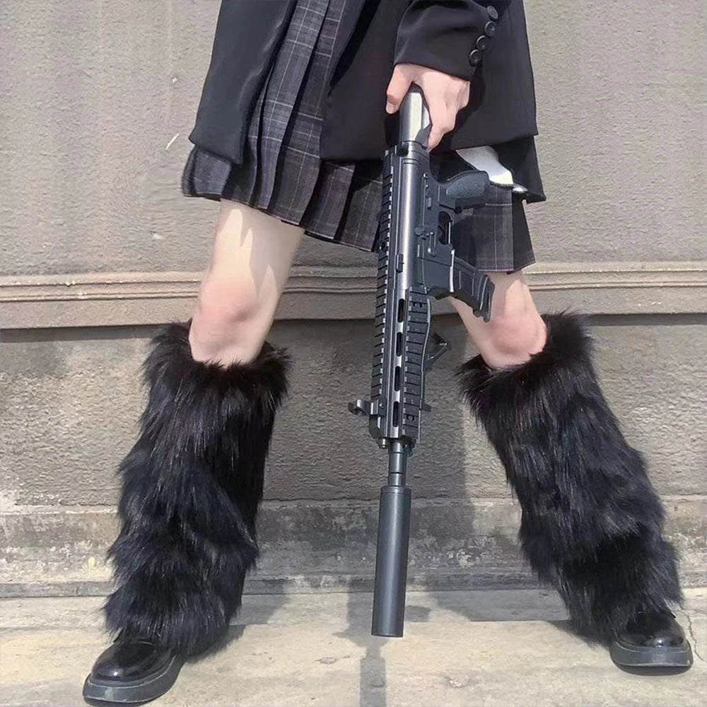 Leopard Print Leg Warmers