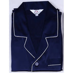 Men's 100% Real Silk Pajamas Set for Men Sleepwear