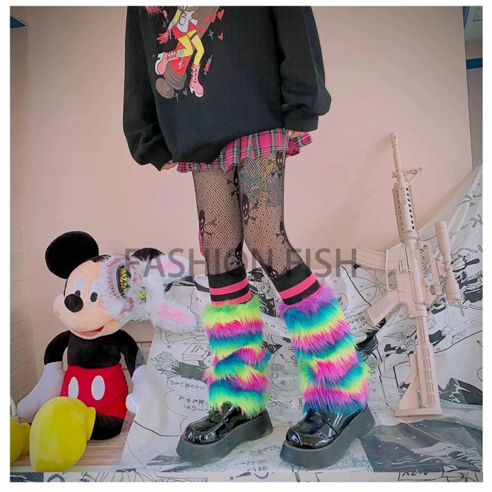 Leopard Print Leg Warmers