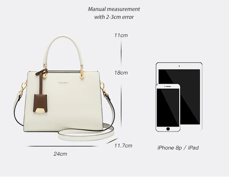 Women's Handbags Shoulder Bags For Female Luxury Designer Top-Handle Tote Bag Purse