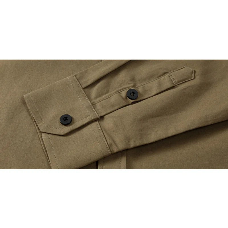 Men Shirt Mens Business Casual Shirts
