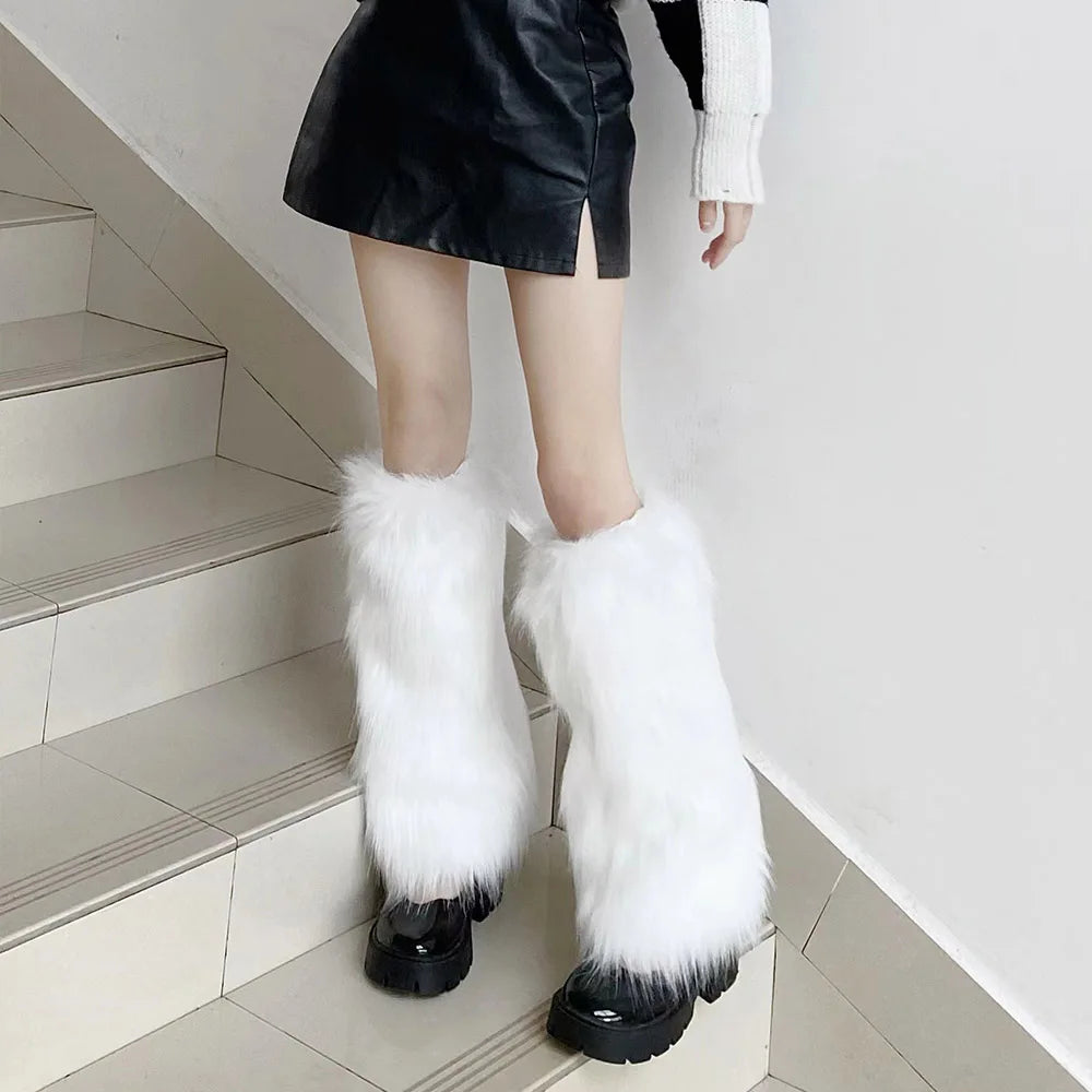 Leopard Print Leg Warmers