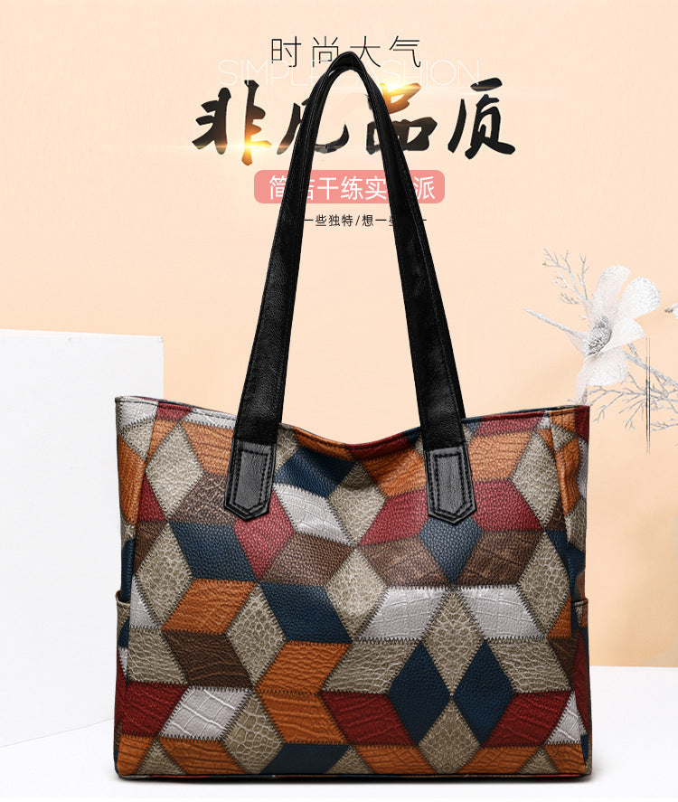 Women's Hand Bag Large Capacity Handbag Inclined Shoulder Bag