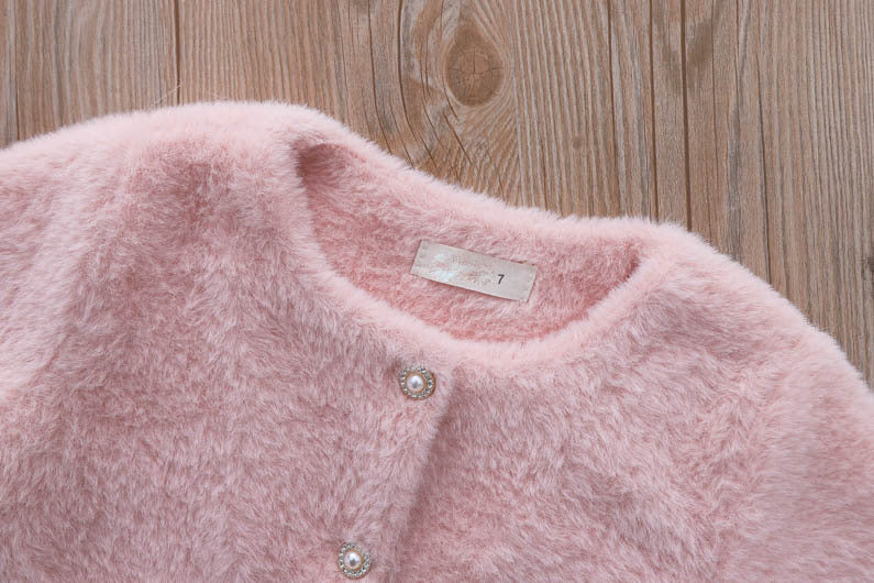Girls Clothing Sets Winter Kids Girl Sweet Faux Fur Coat and Dress 2pcs Clothes Suit Children Girl Princess Warm Clothes 3 5 8