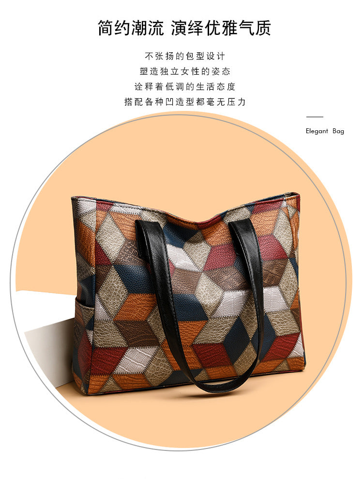 Women's Hand Bag Large Capacity Handbag Inclined Shoulder Bag