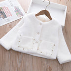 Girls Clothing Sets Winter Kids Girl Sweet Faux Fur Coat and Dress 2pcs Clothes Suit Children Girl Princess Warm Clothes 3 5 8