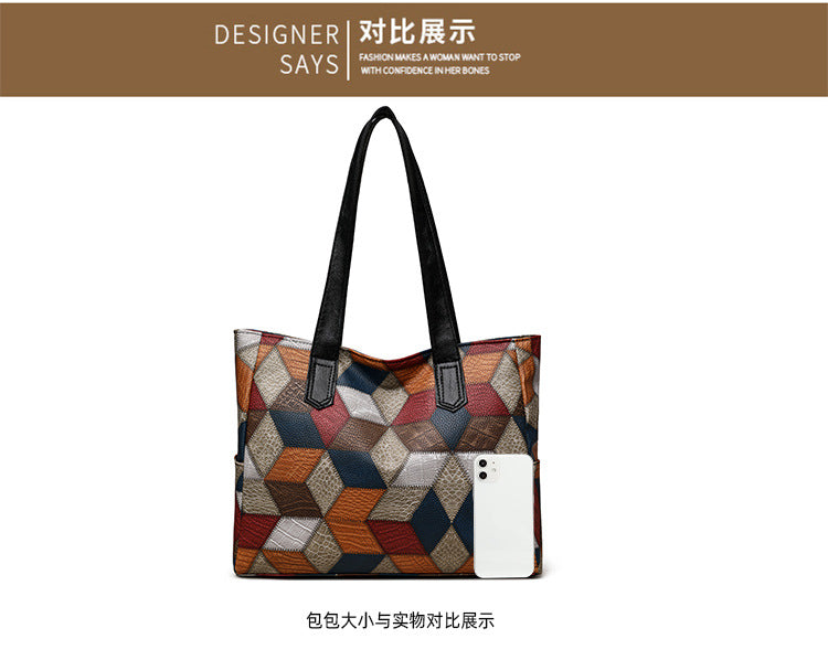 Women's Hand Bag Large Capacity Handbag Inclined Shoulder Bag