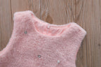 Girls Clothing Sets Winter Kids Girl Sweet Faux Fur Coat and Dress 2pcs Clothes Suit Children Girl Princess Warm Clothes 3 5 8