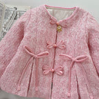 Girls Clothing Sets Winter Kids Girl Sweet Faux Fur Coat and Dress 2pcs Clothes Suit Children Girl Princess Warm Clothes 3 5 8