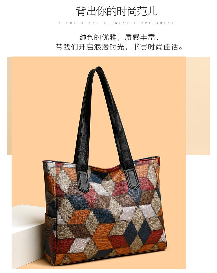 Women's Hand Bag Large Capacity Handbag Inclined Shoulder Bag