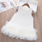Girls Clothing Sets Winter Kids Girl Sweet Faux Fur Coat and Dress 2pcs Clothes Suit Children Girl Princess Warm Clothes 3 5 8