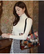 Women's Hand Bag Large Capacity Handbag Inclined Shoulder Bag