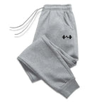 Mens Pants Barbell Printed   Trousers Autumn Winter Pants Fashion Drawstring Casual Sweatpants Jogging Sports Pants Joggers Men