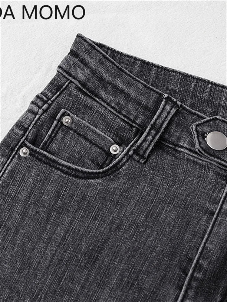 Jeans Female Denim Pants Black