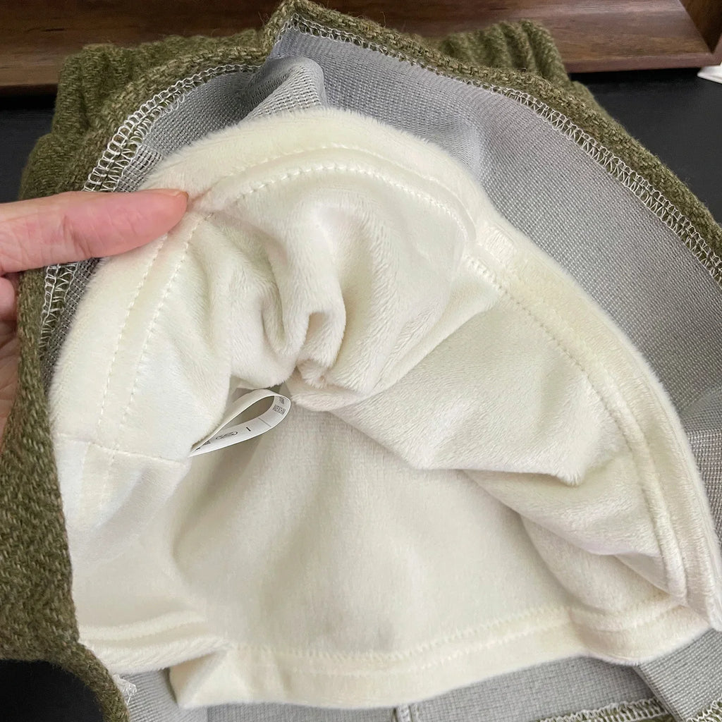 Girls Sets New Autumn and Winter Clothing Korean Children Temperament Top Coat Solid Color Skirt Two Piece Childrens Sets