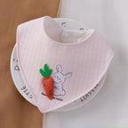 Cartoon Baby Bibs Soft Newborn Feeding Towel Cotton Cloths Baby Girls Boys Bandana Bib Newborn Saliva Towel Burp Cloths