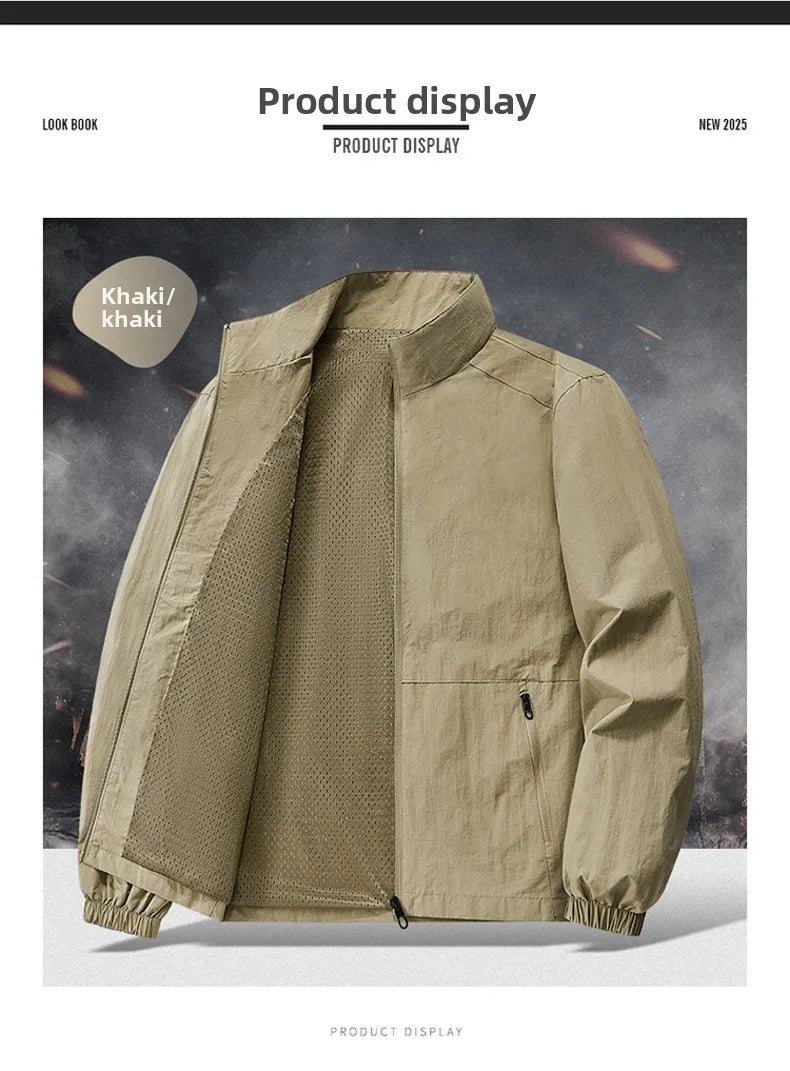 Men's jacket  spring and autumn thin casual sports jacket