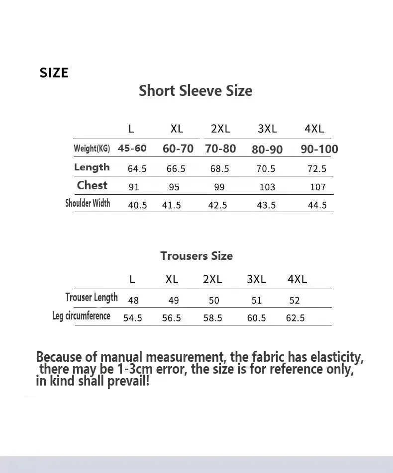 Men's two-piece ice silk pajamas