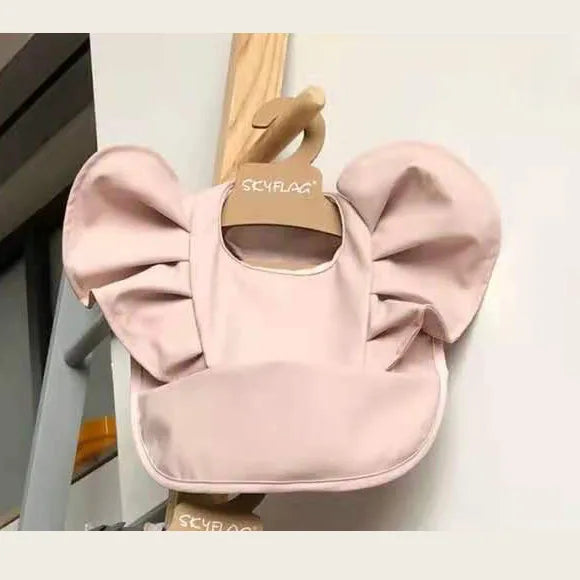 Baby Bibs INS Nordic Style Angel Feed Pocket Burp Girl Boy Infant Meals Bib Waterproof Easy Clean Cute Elephant Bibs Soft PU