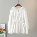 UV Protection Thin Breathable Sun-Proof  Cycling Coat Ice Silk Sunscreen Hoodies Long Sleeve Summer Ice Silk Sunscreen Clothing